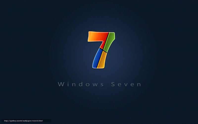 Windows 7 logo wallpaper