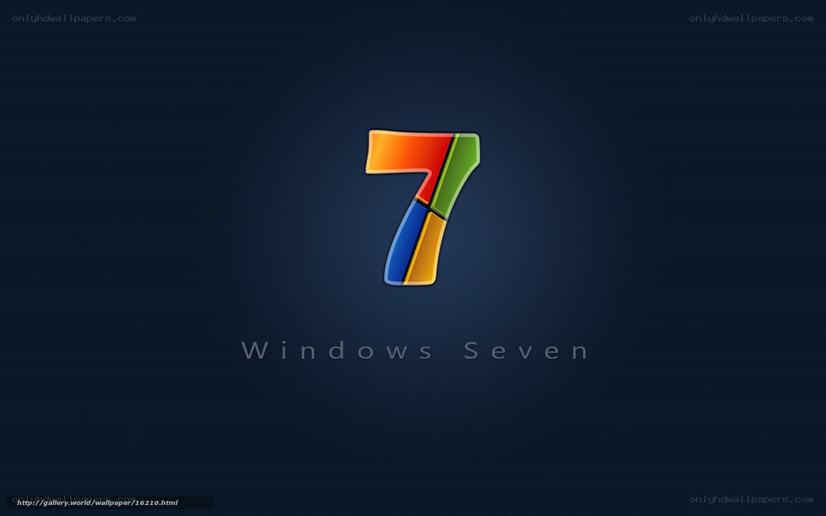 Windows 7 logo wallpaper