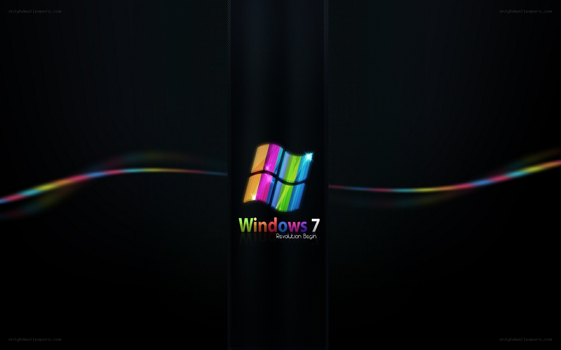 Windows 7 logo wallpaper