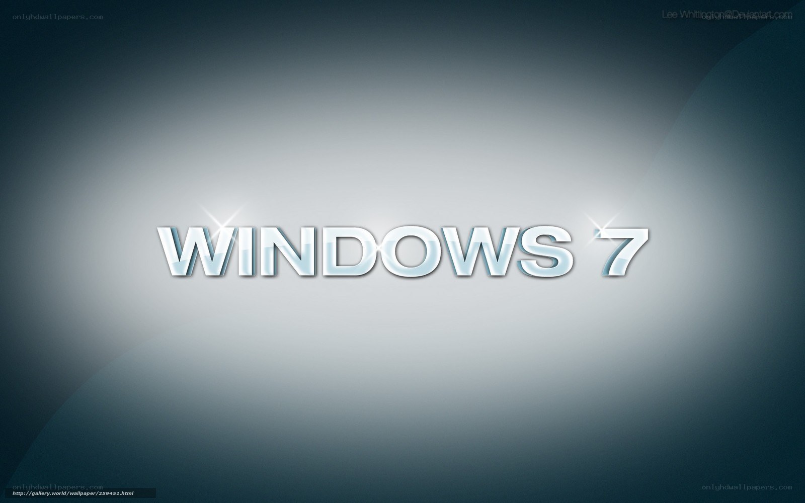 Windows 7 logo wallpaper