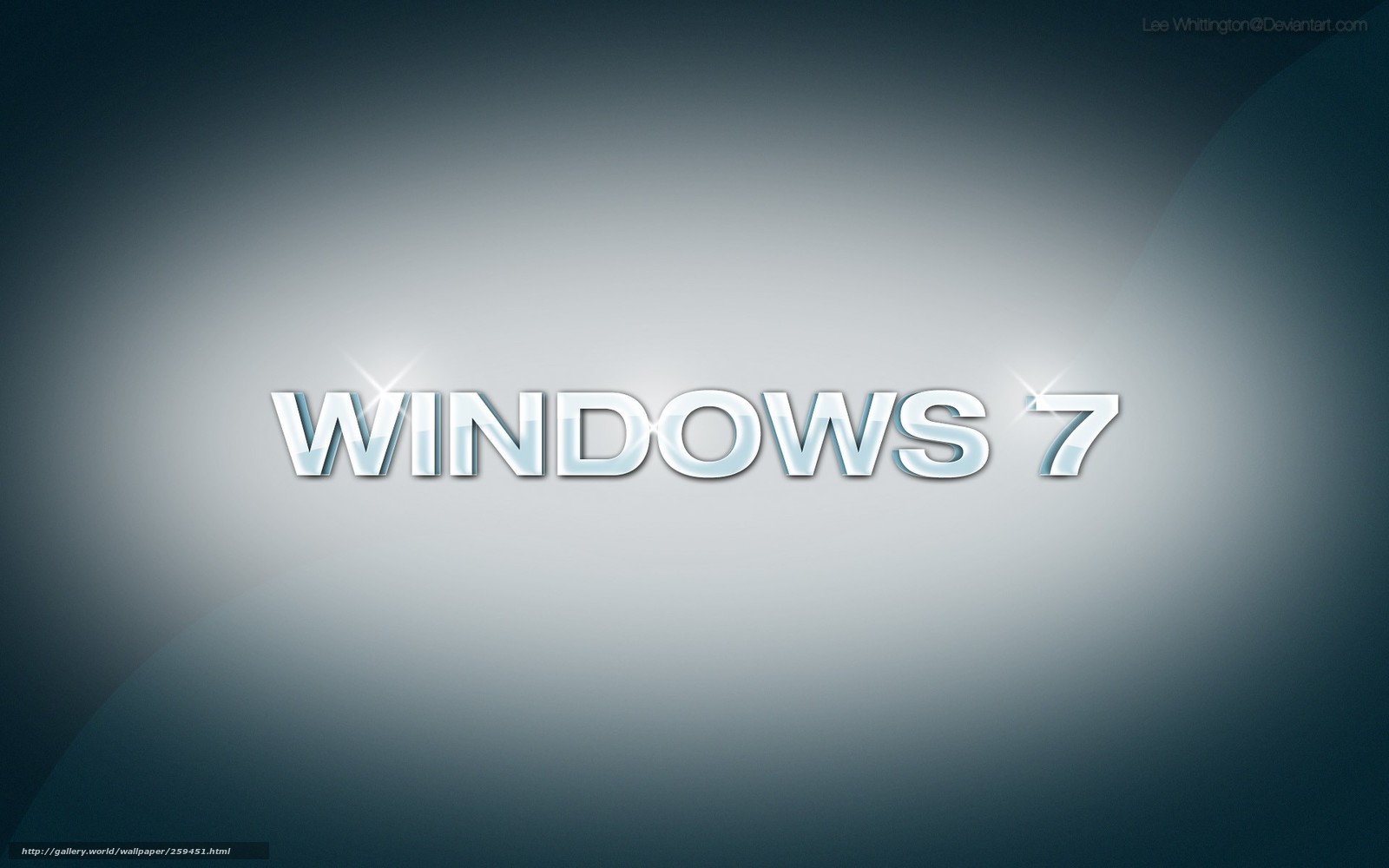 Windows 7 logo wallpaper