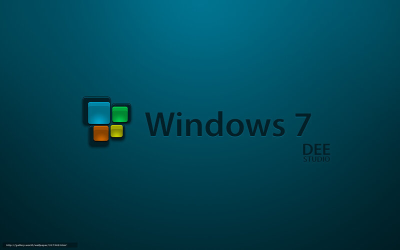 Windows 7 logo wallpaper