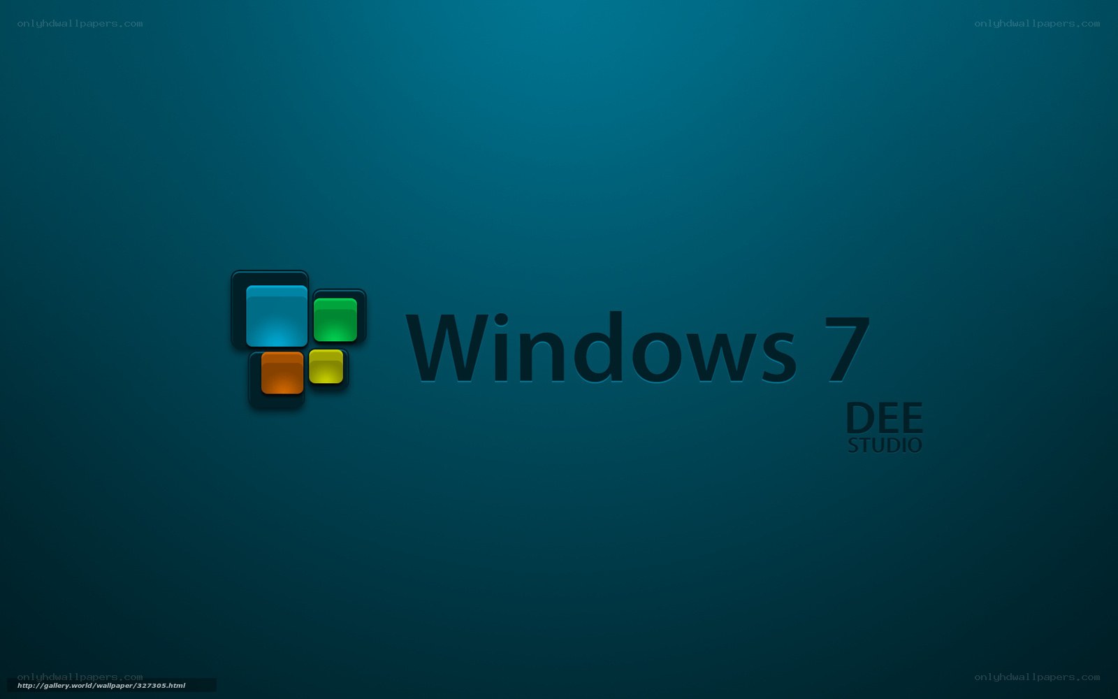 Windows 7 logo wallpaper