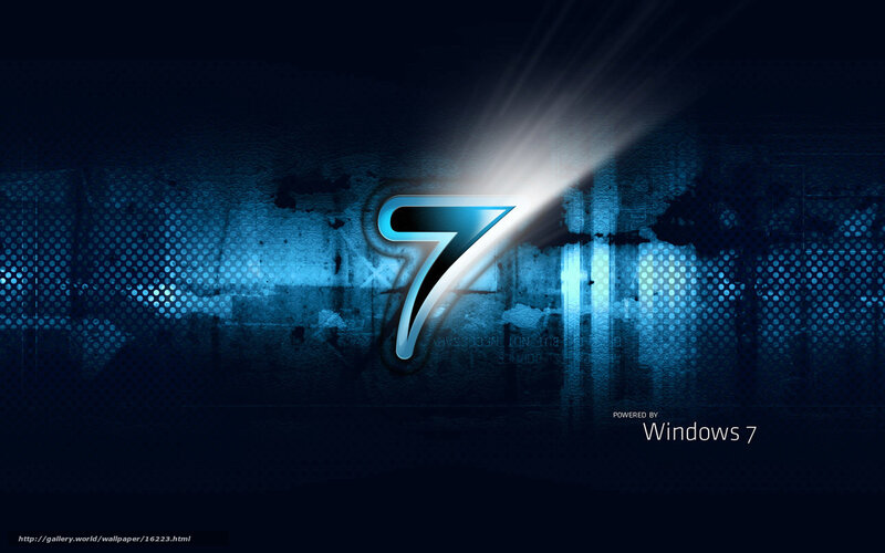 Windows 7 logo wallpaper