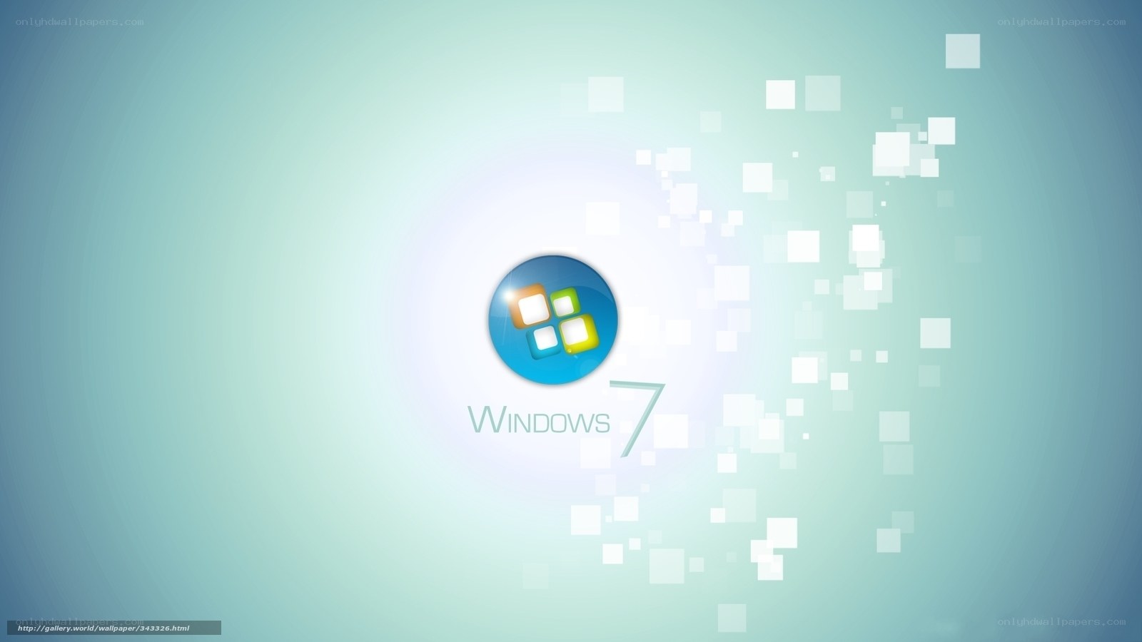 Windows 7 logo wallpaper