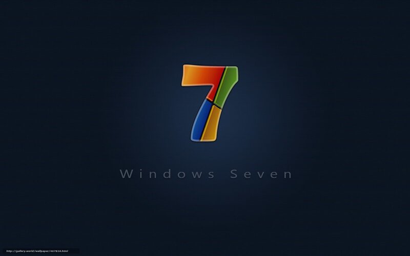 Windows 7 logo wallpaper