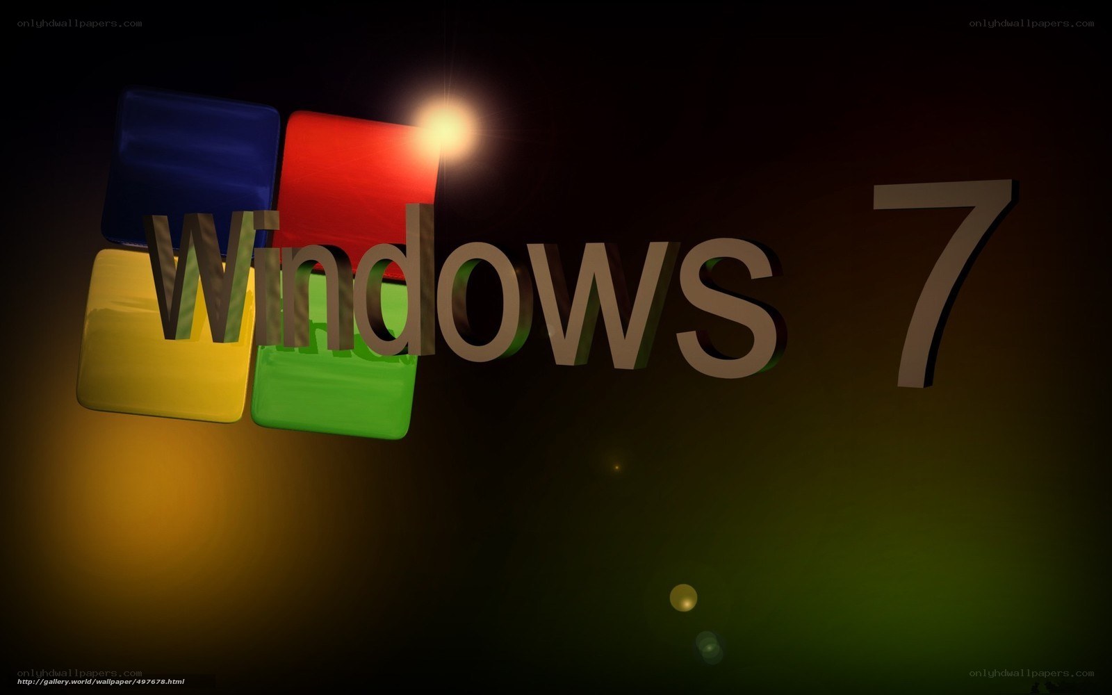 Windows 7 logo wallpaper