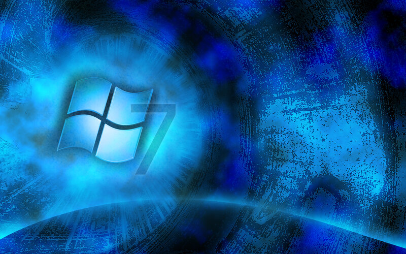 Windows 7 logo wallpaper