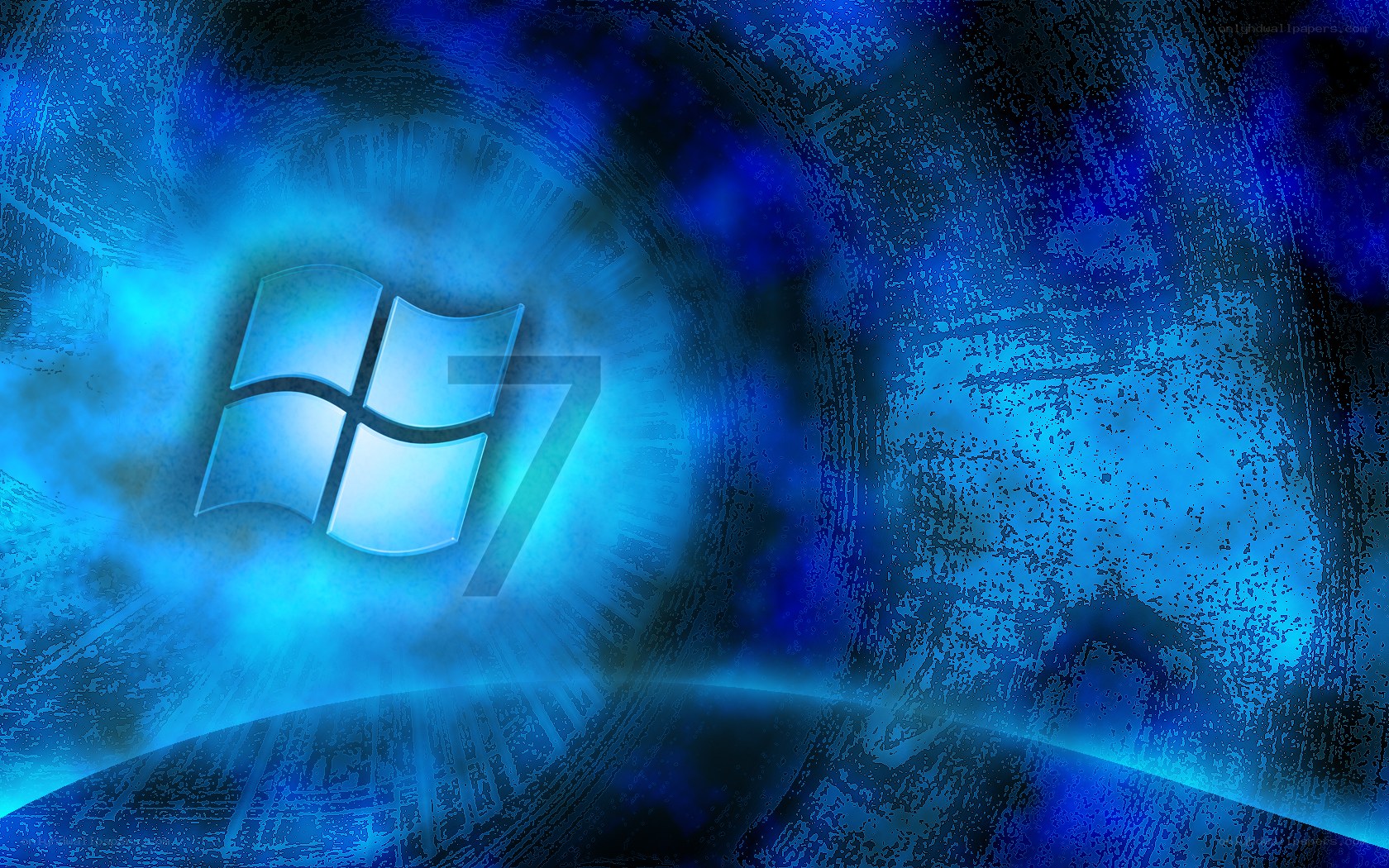 Windows 7 logo wallpaper