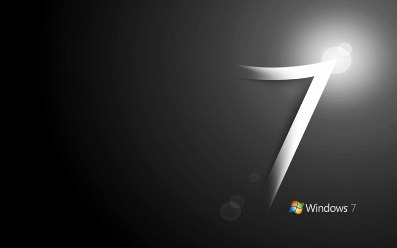 Windows 7 logo wallpaper