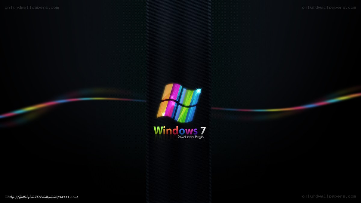 Windows 7 logo wallpaper