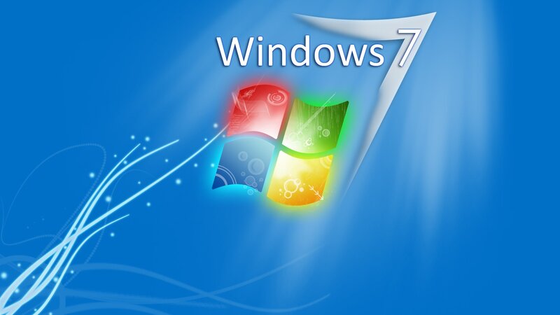 Windows 7 logo wallpaper