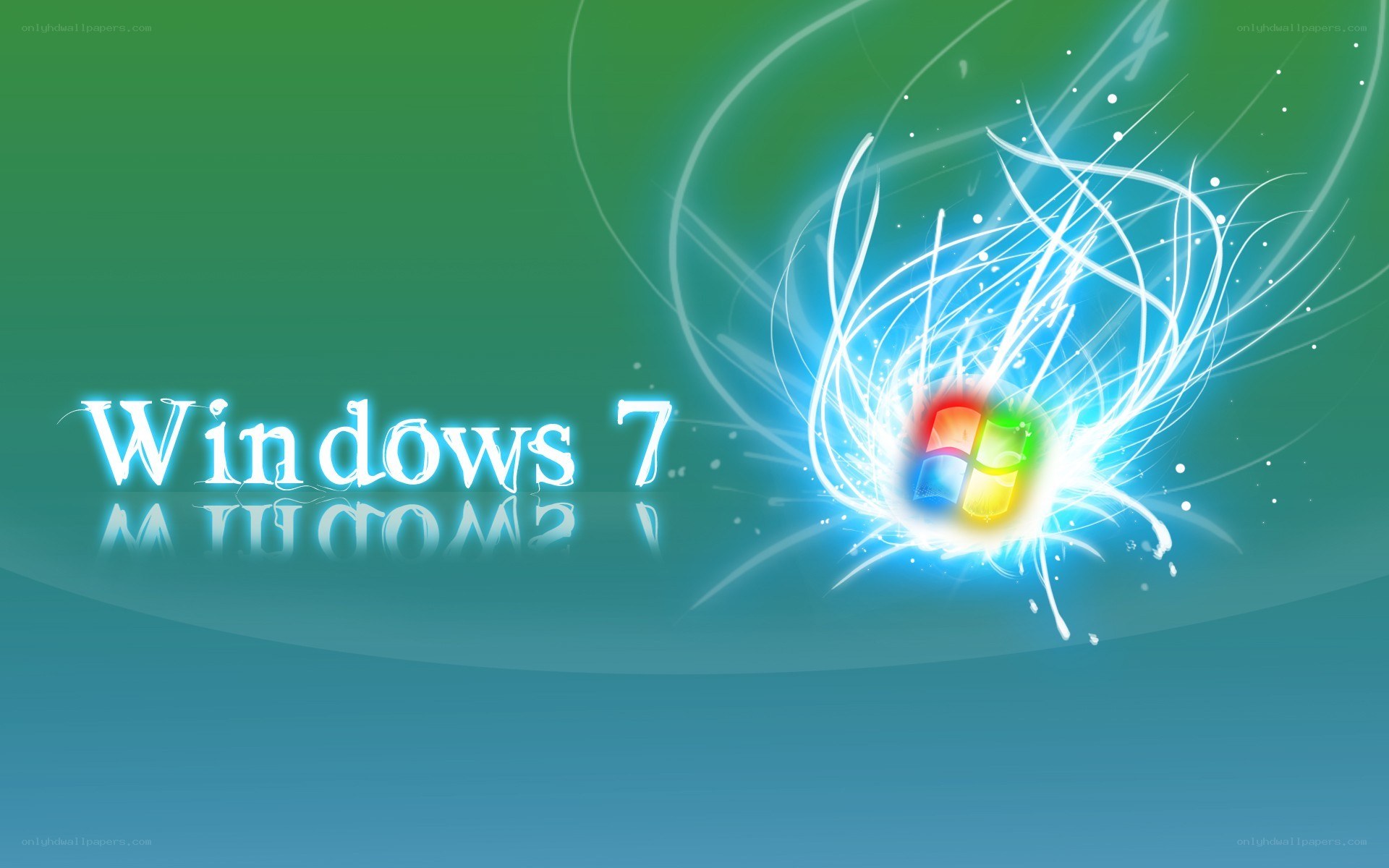 Windows 7 logo wallpaper