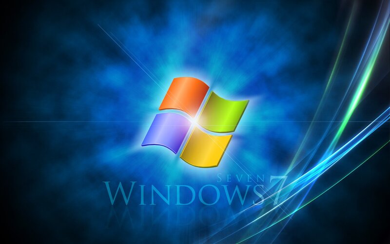 Windows 7 logo wallpaper