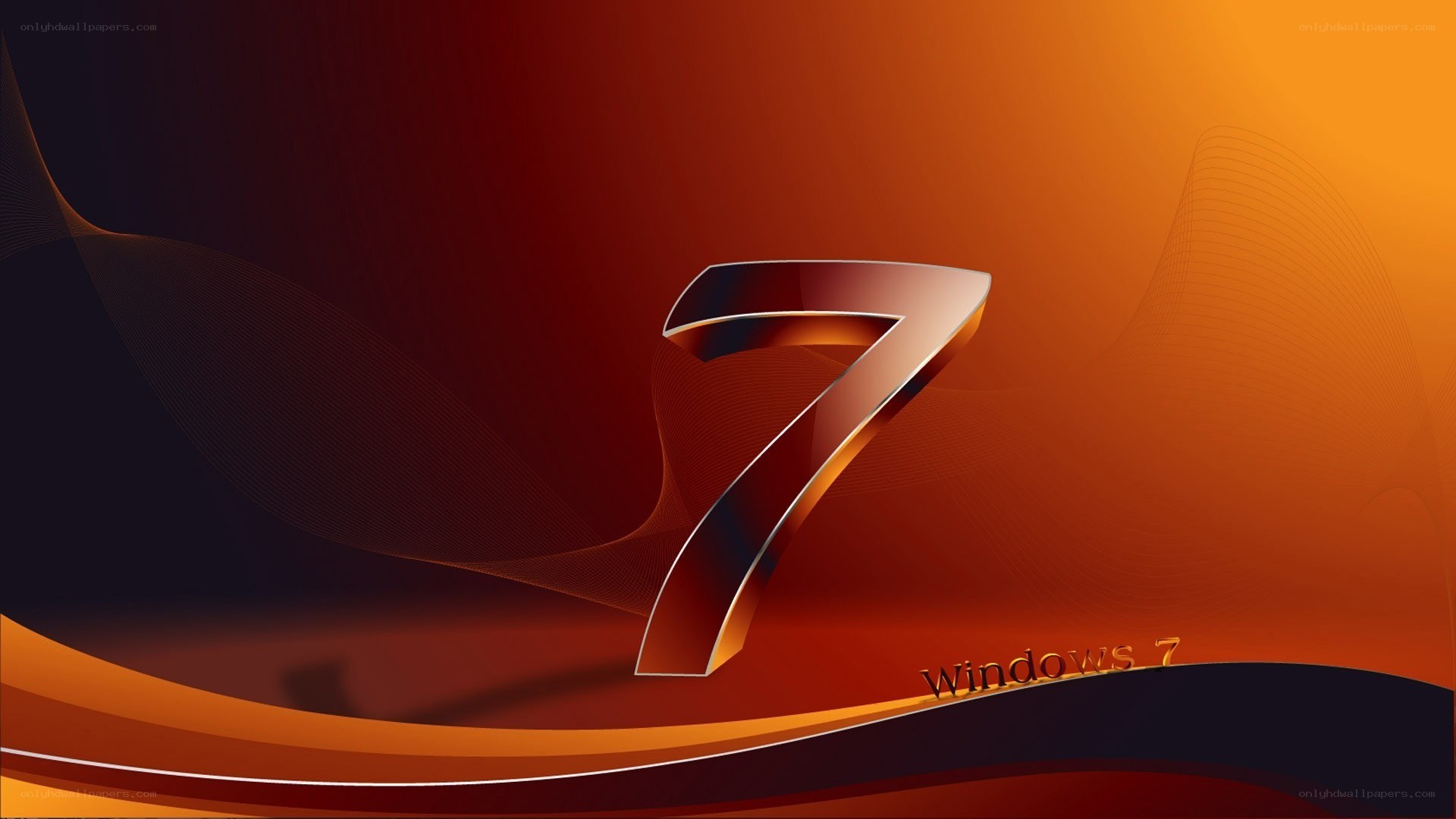 Windows 7 logo wallpaper