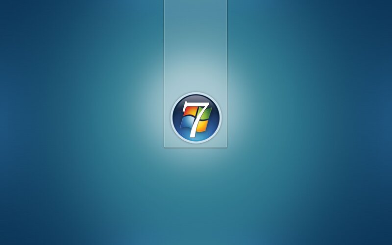 Windows 7 logo wallpaper