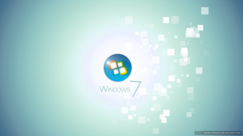 Windows 7 logo wallpaper