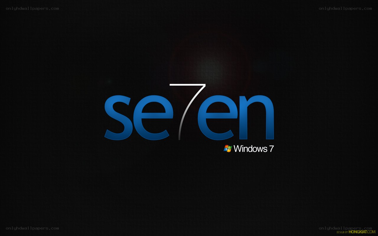 Windows 7 logo wallpaper
