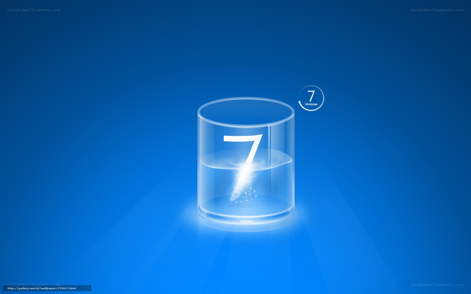 Windows 7 logo wallpaper