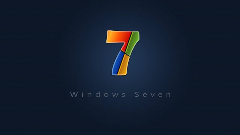 Windows 7 logo wallpaper