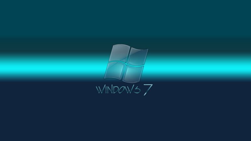 Windows 7 logo wallpaper