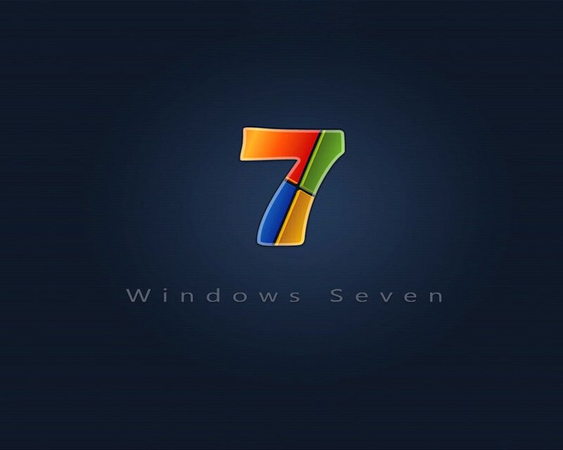 Windows 7 logo wallpaper