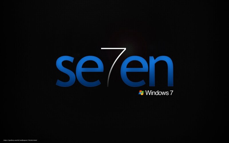Windows 7 logo wallpaper
