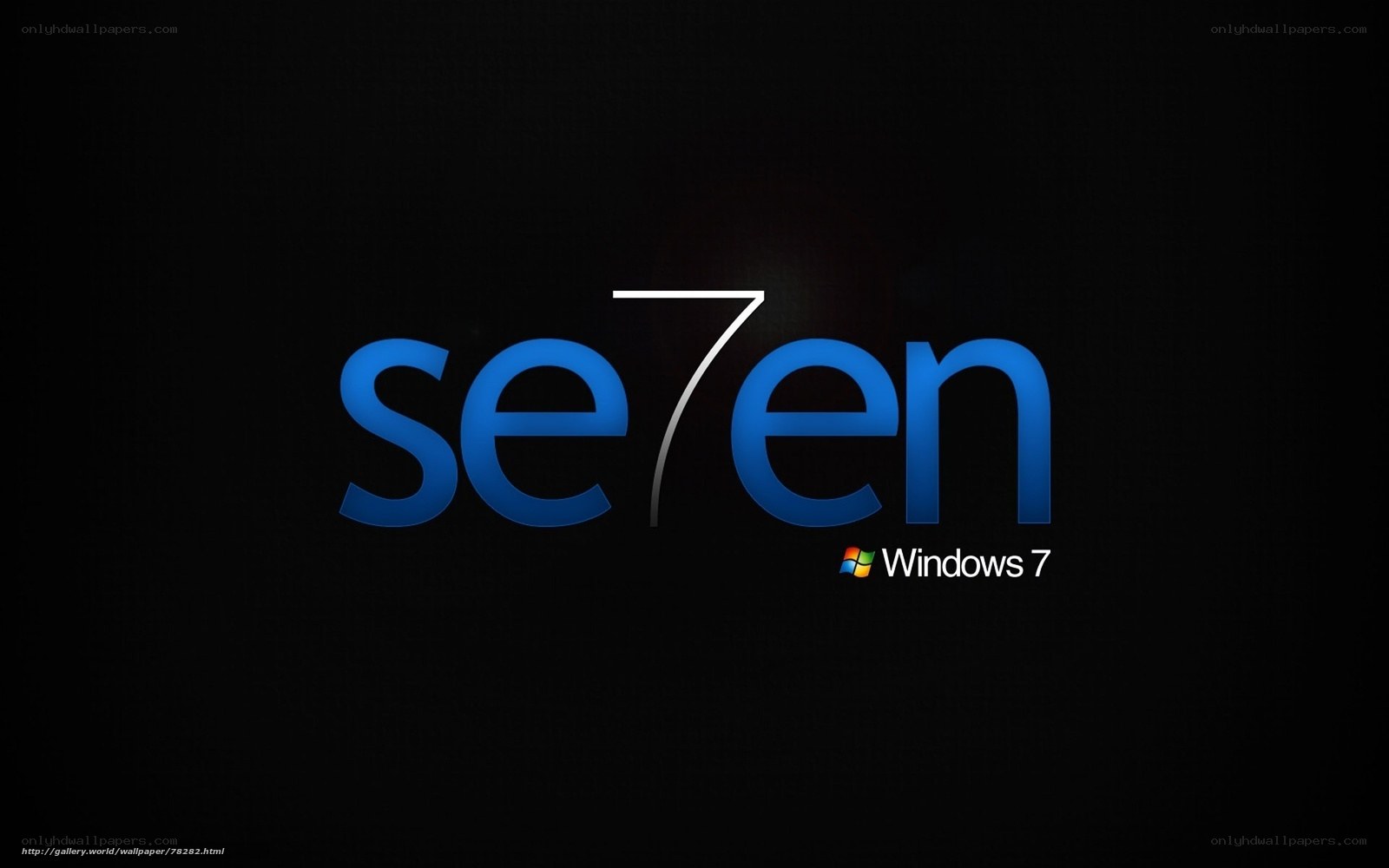 Windows 7 logo wallpaper