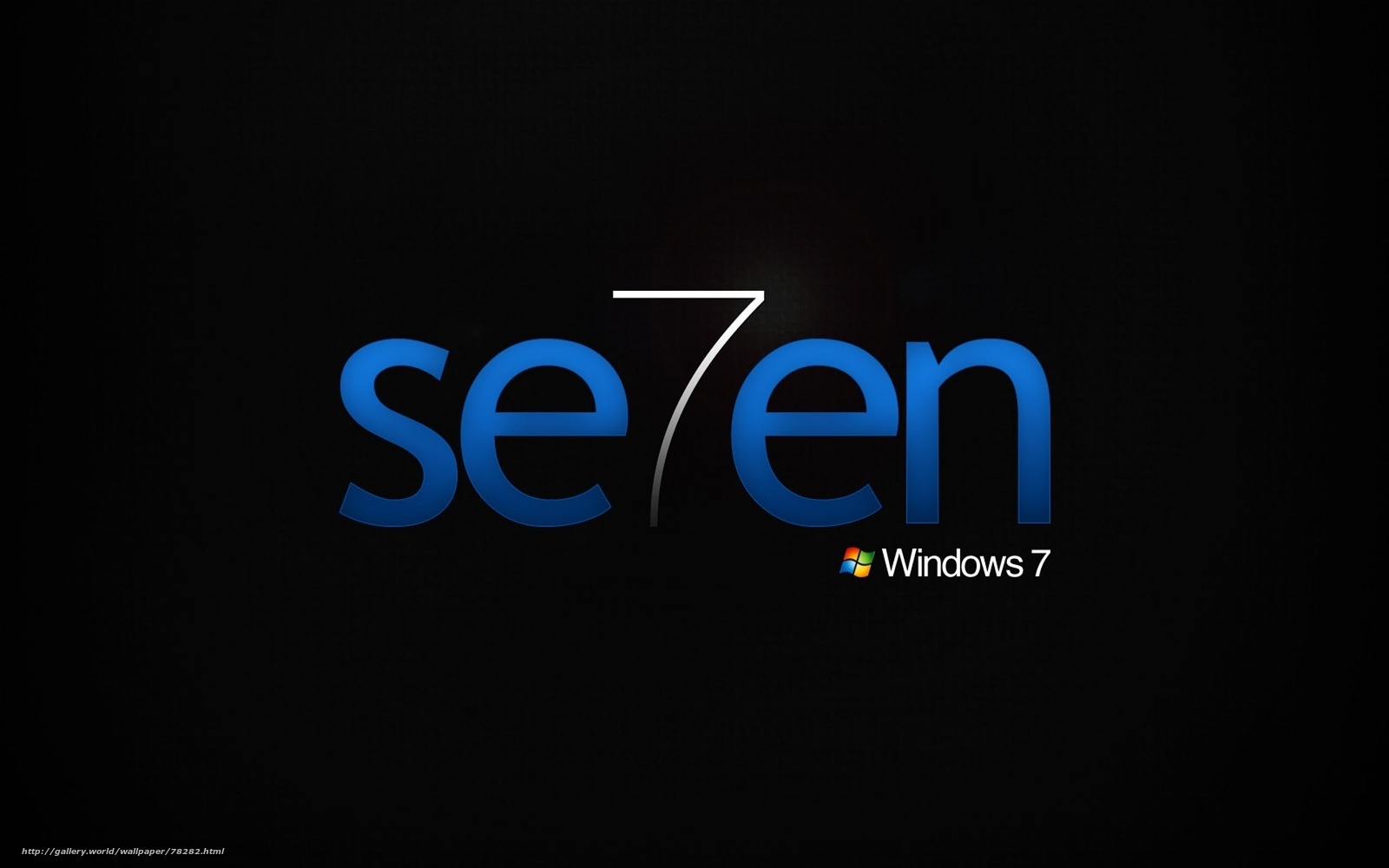 Windows 7 logo wallpaper