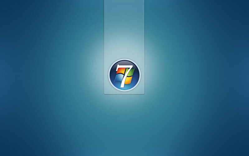 Windows 7 logo wallpaper
