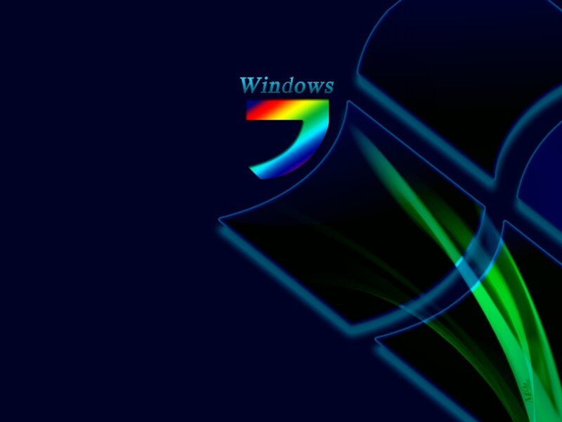 Windows 7 logo wallpaper