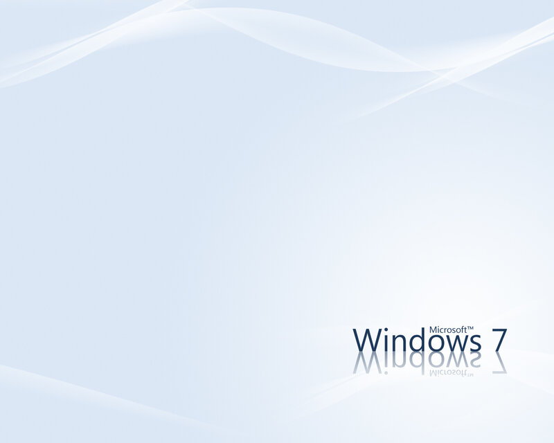 Windows 7 Logo — White, Calm