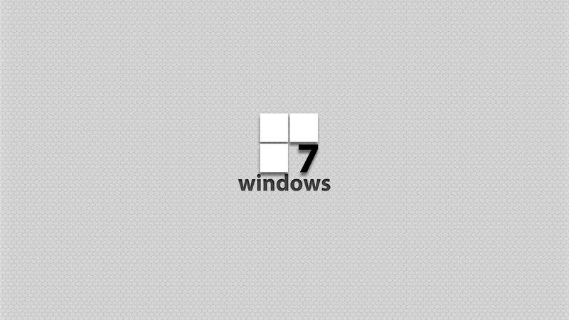Windows 7 Logo — White, Neutral