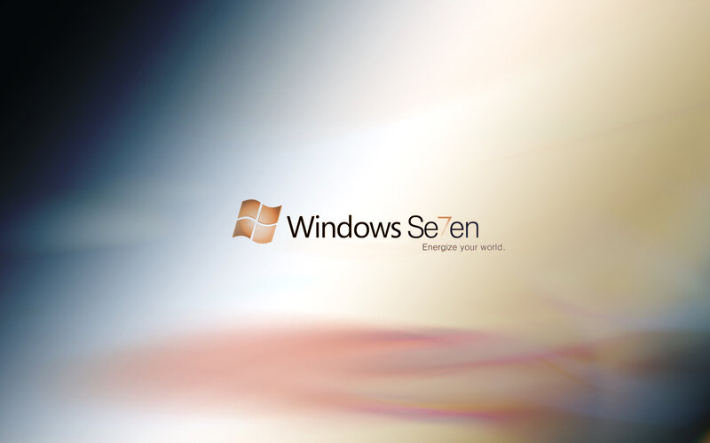 Windows 7 Logo — White, Serene, Digital Art, Text