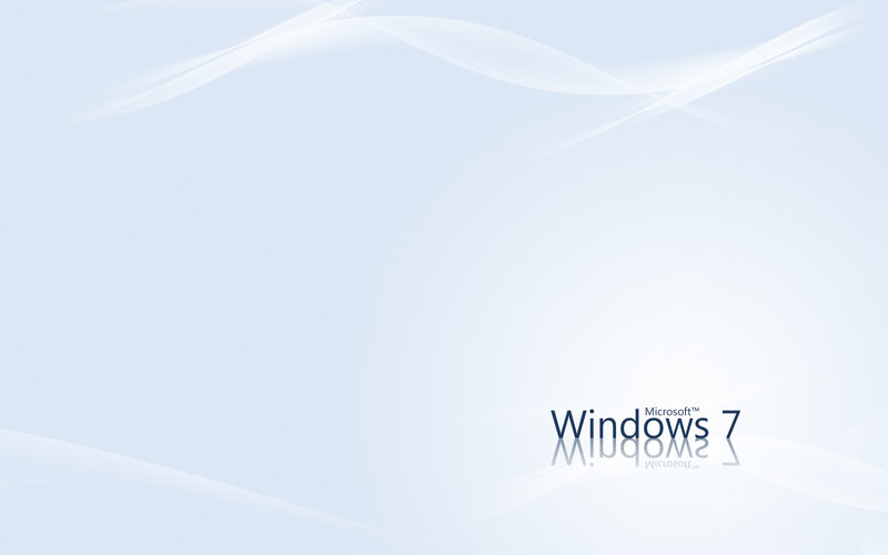 Windows 7 Logo — White, Serene