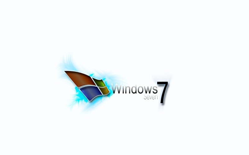 Windows 7 logo with effect