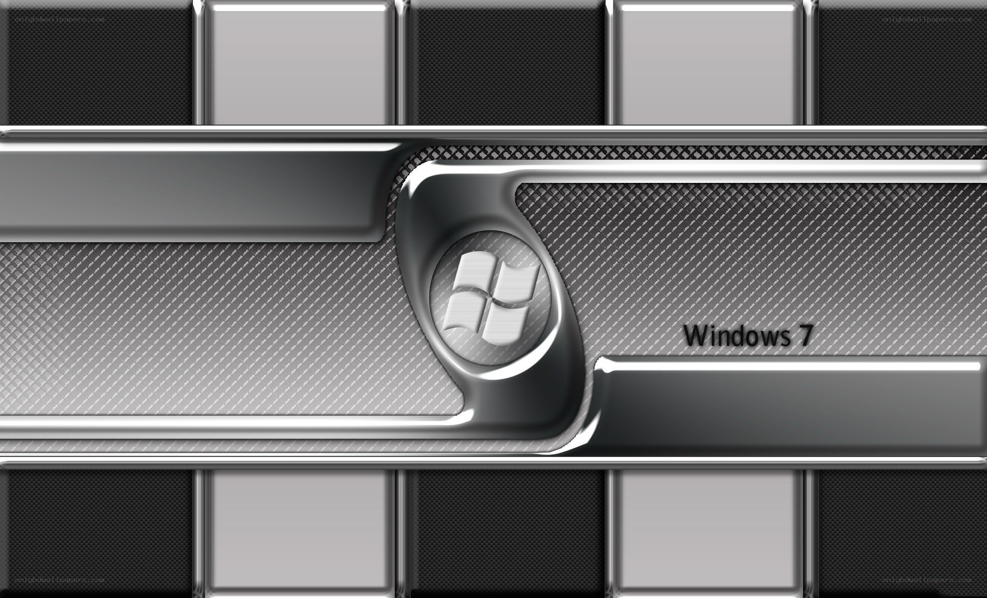 Windows 7 metallic design