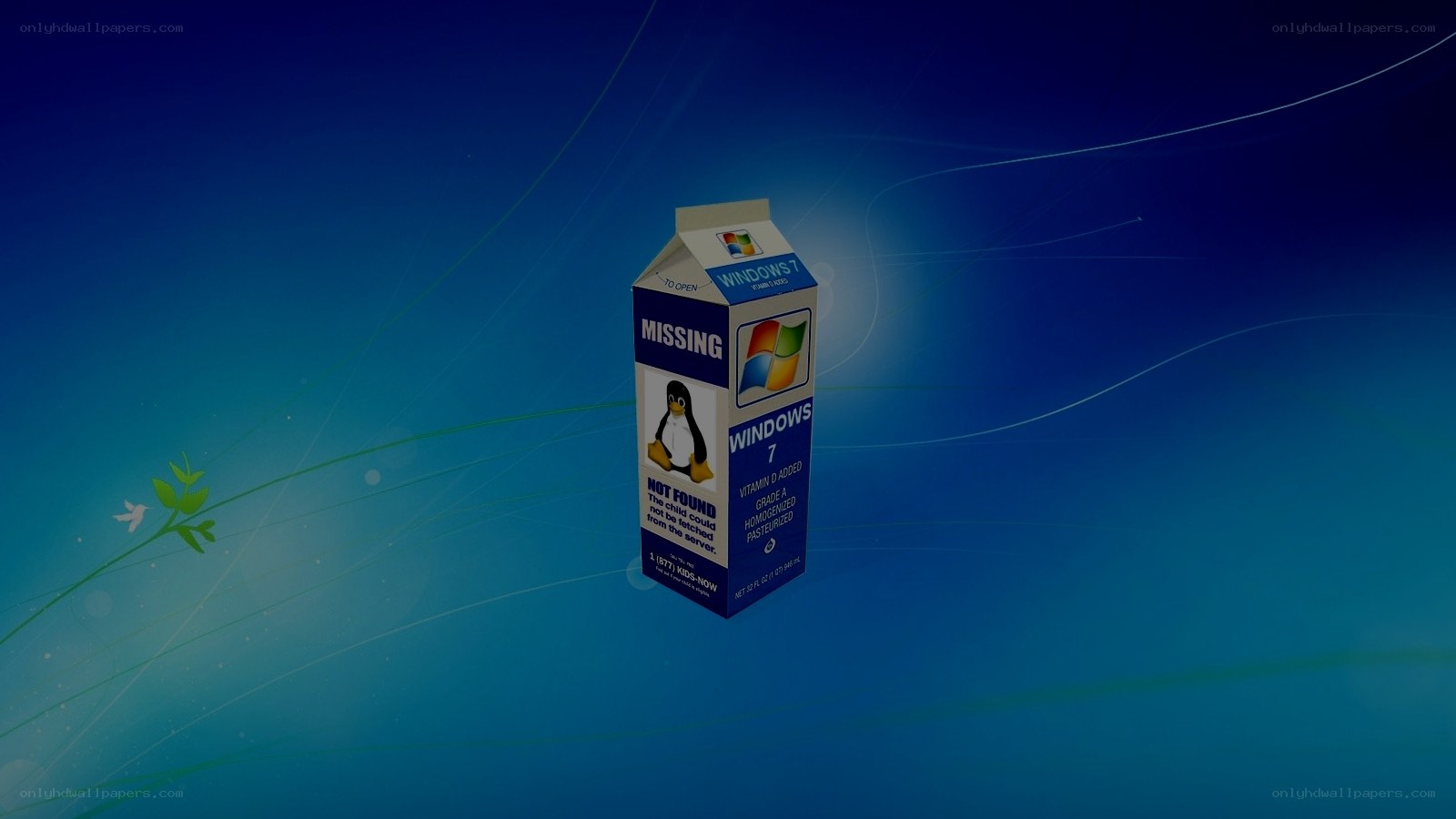 Windows 7 milk carton meme