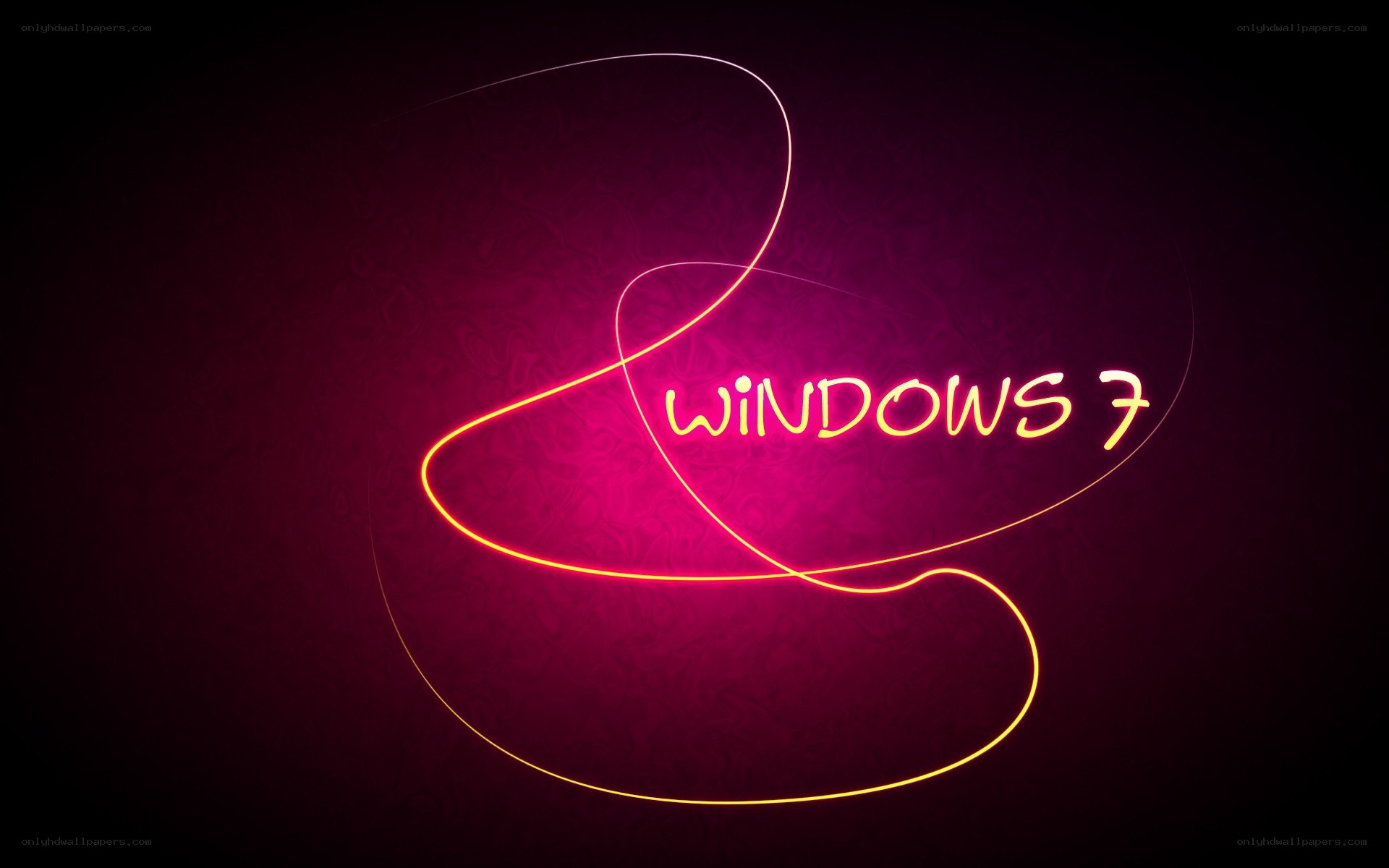 Windows 7 neon logo