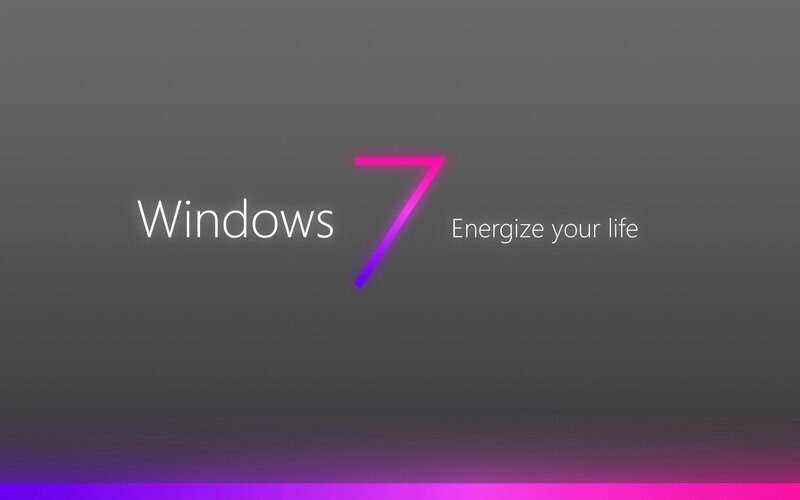 Windows 7 promotional graphic