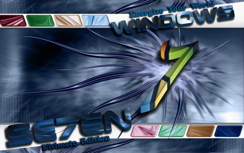Windows 7 SE7EN Ultimate Edition