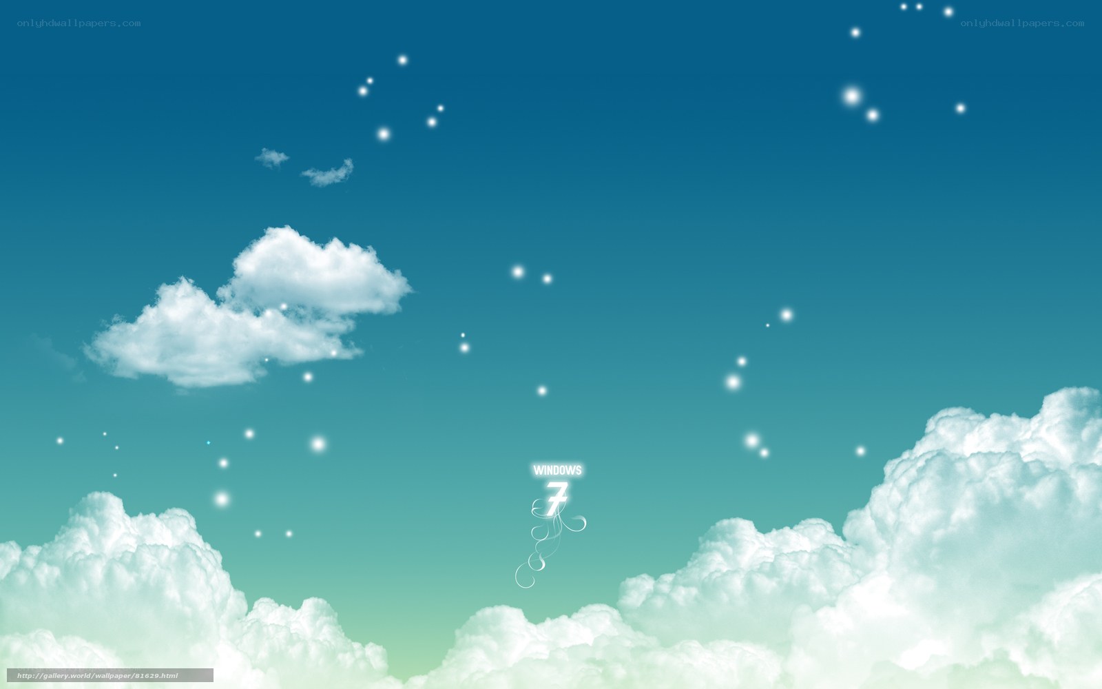 Windows 7 sky wallpaper