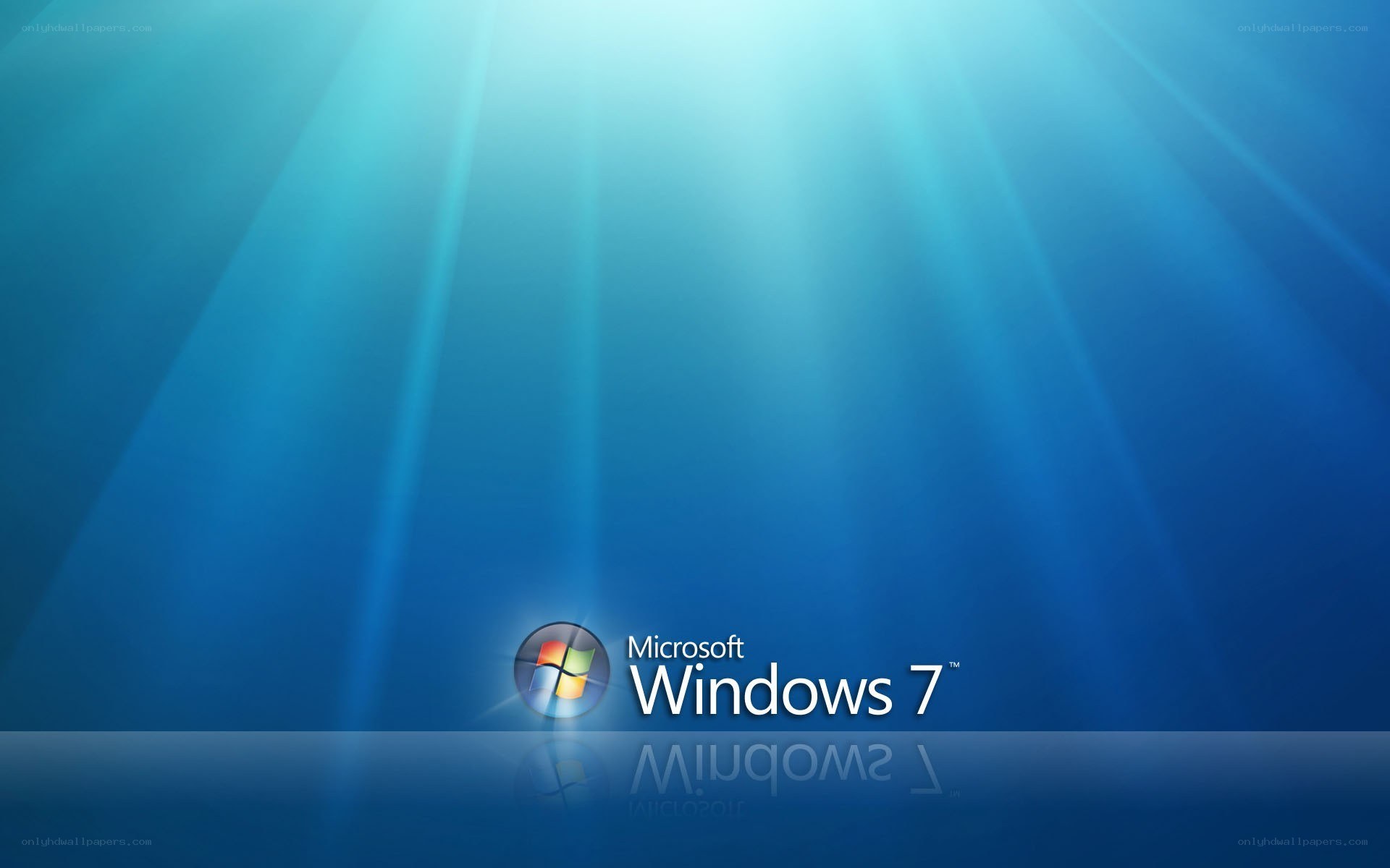 Windows 7 startup screen