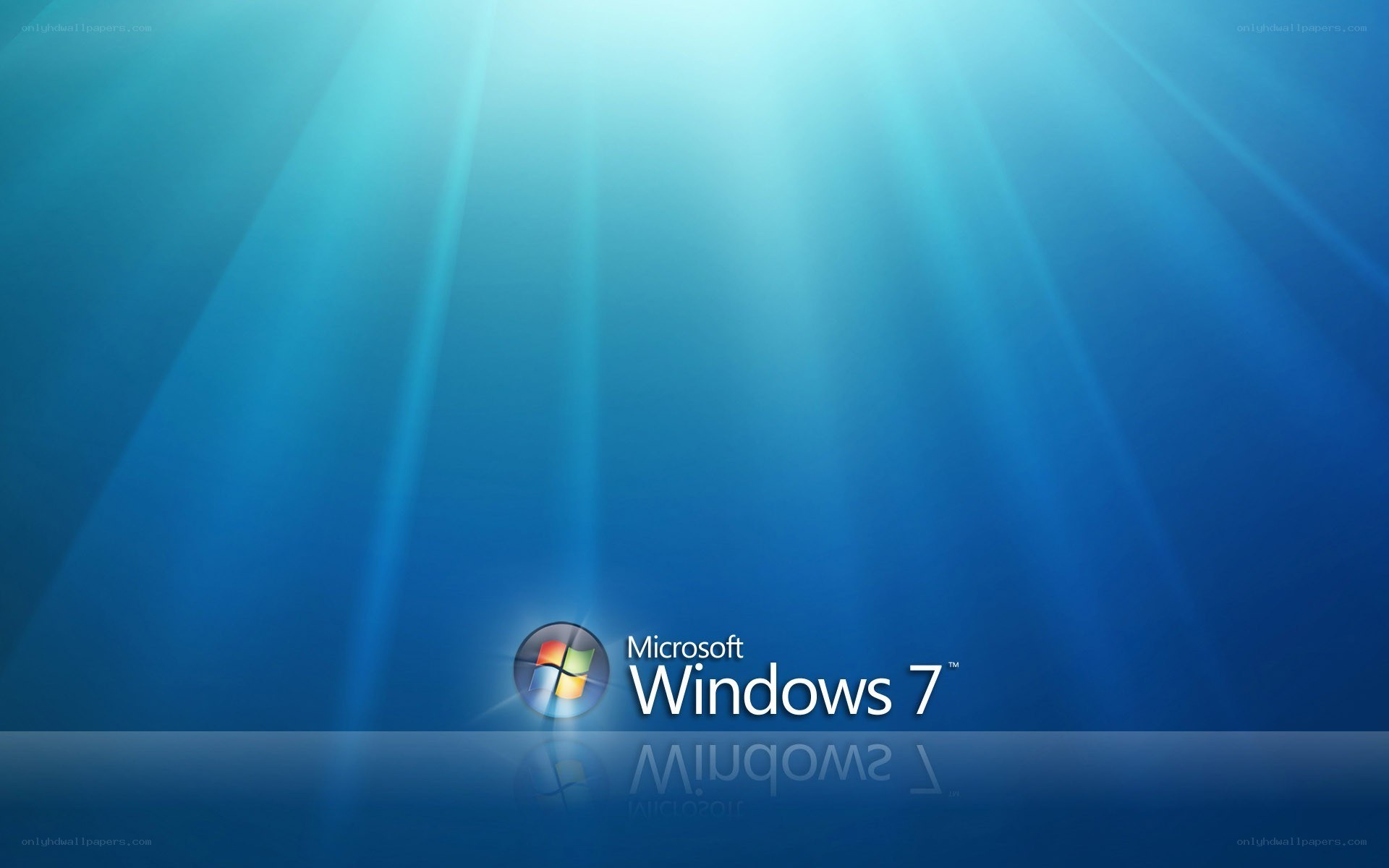 Windows 7 startup screen