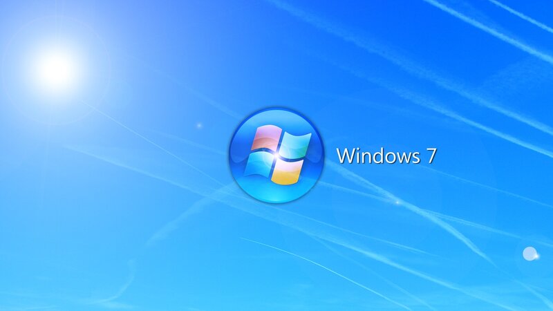 Windows 7 startup screen