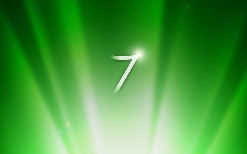 Windows 7 startup screen