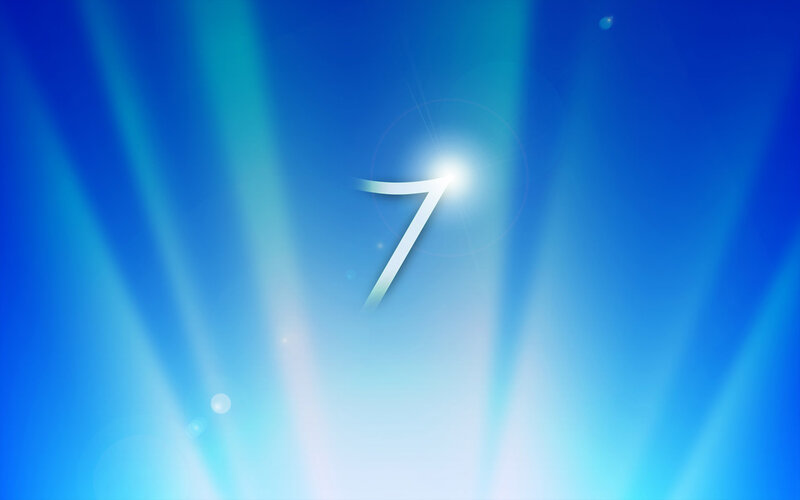 Windows 7 startup screen