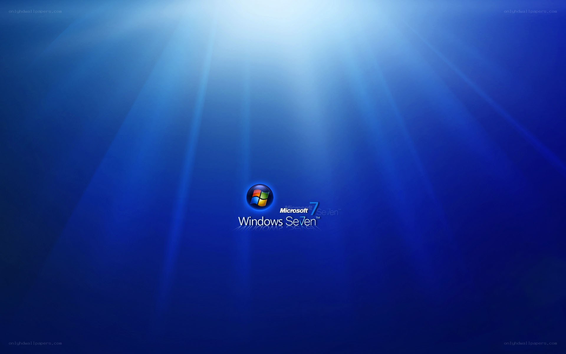 Windows 7 startup screen