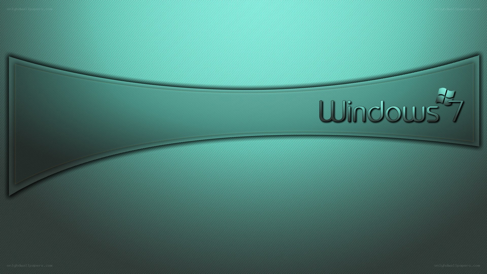 Windows 7 teal wallpaper