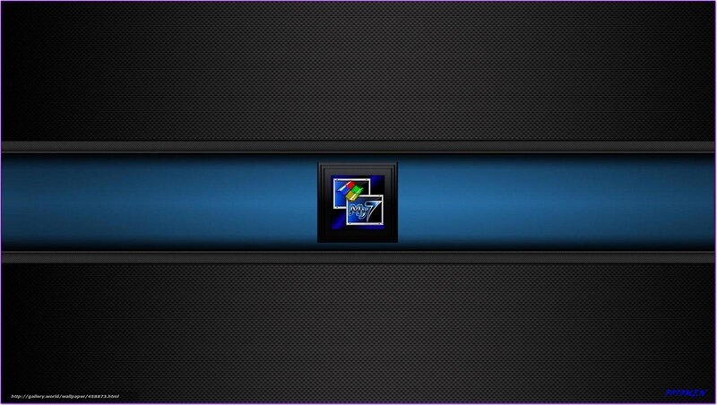 Windows 7 themed desktop wallpaper